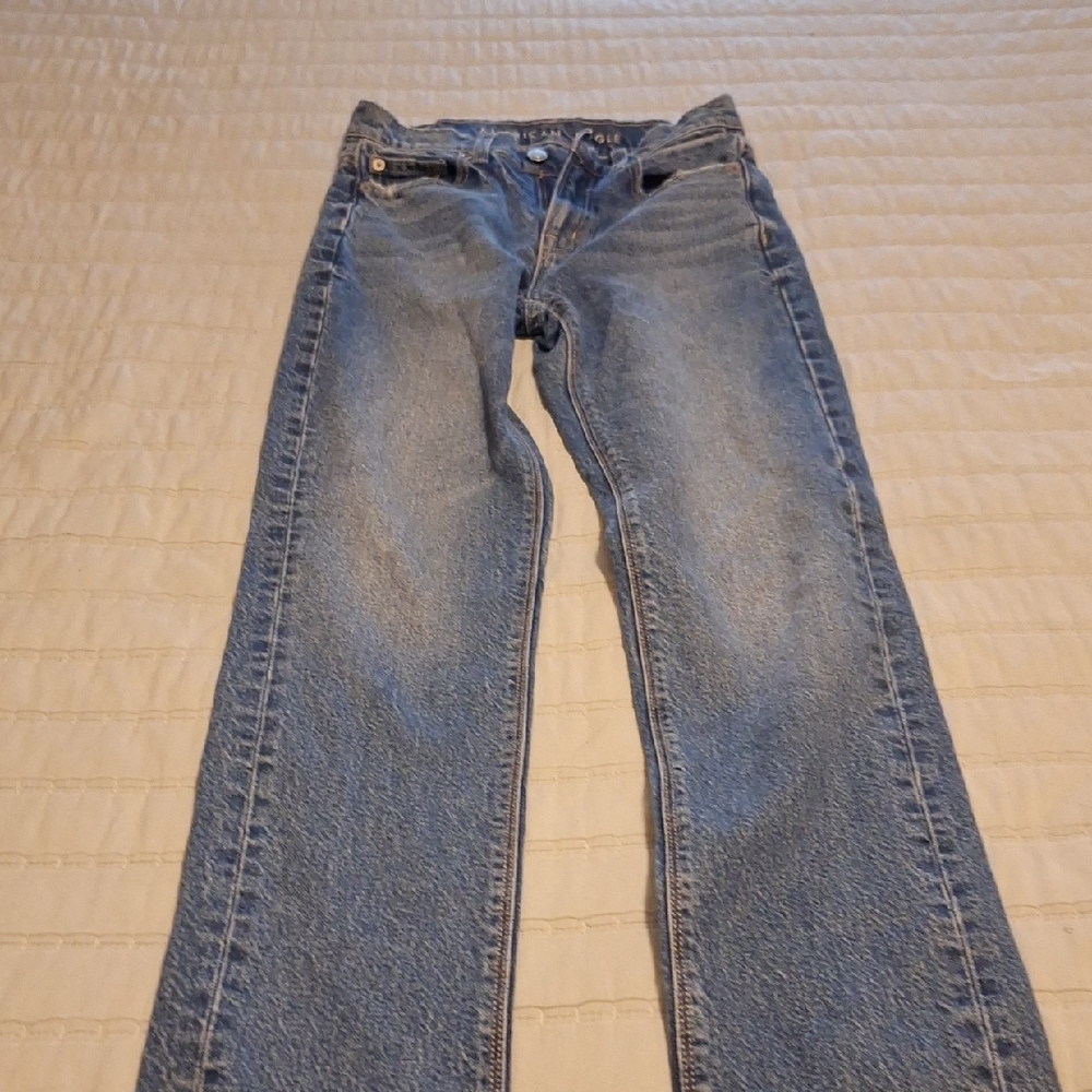 American Eagle Outfitters Light Blue Straight Jeans